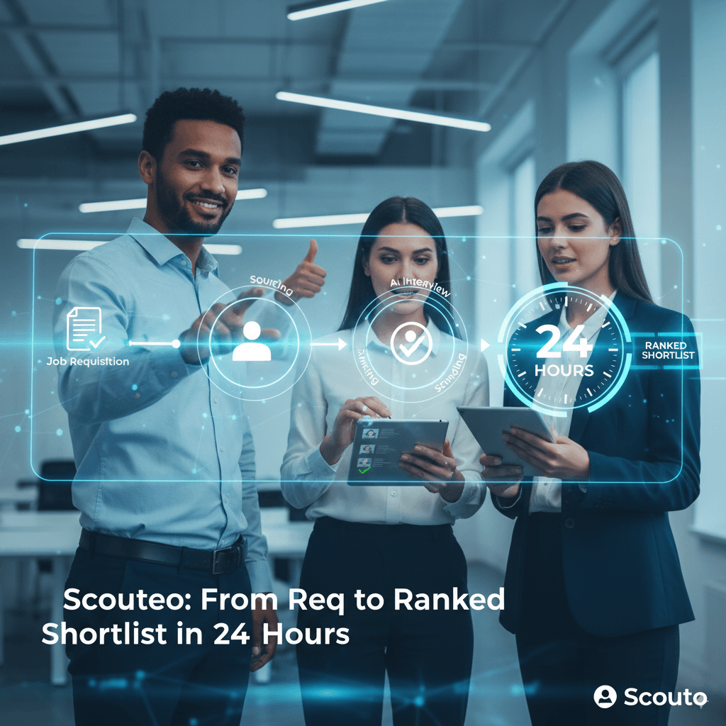 Scouto from req to ranked shortlist in 24 hours: how autonomous recruiting works