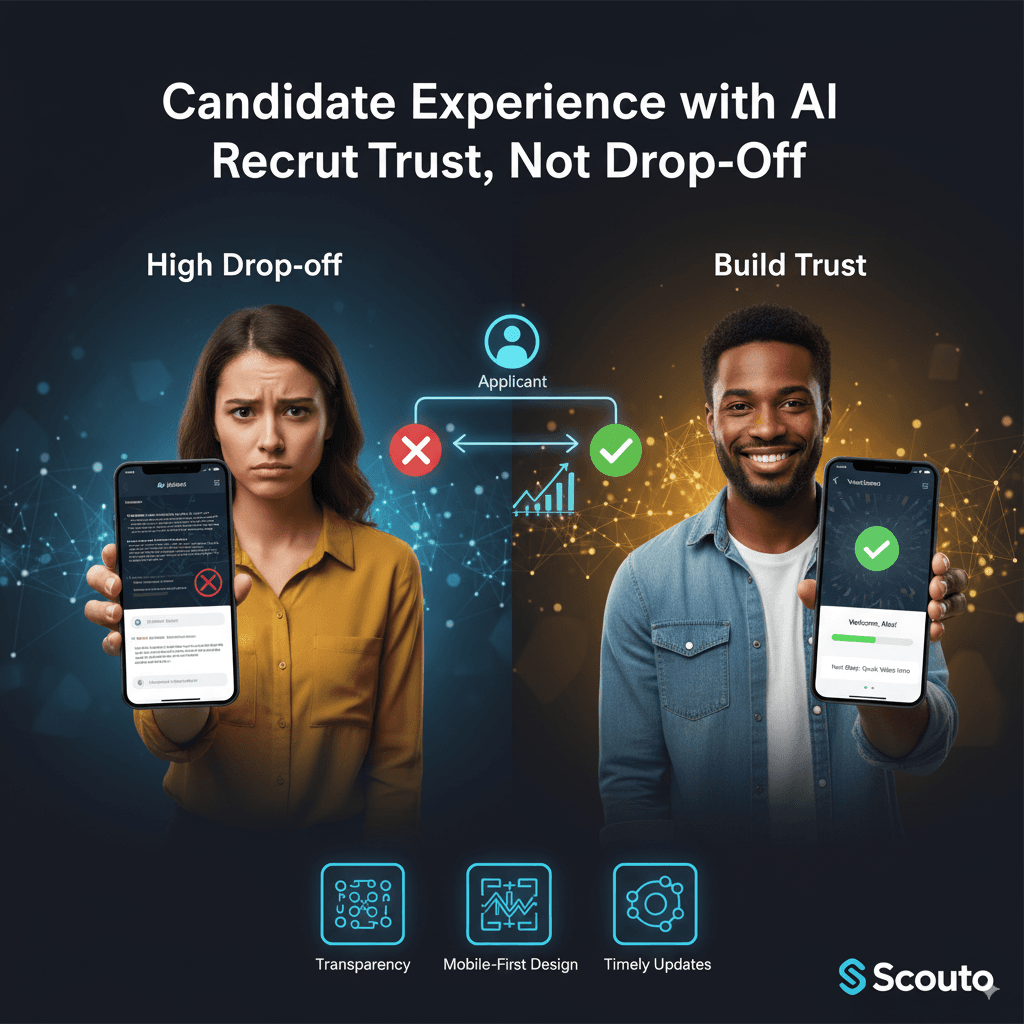 Candidate experience with AI recruiting: build trust, not drop-off